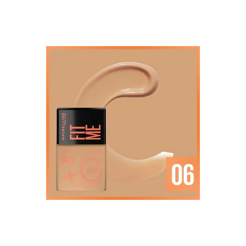 Base De Maquillaje Maybelline Fit Me Fresh Tint Tono06 Fps50