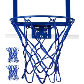 Mini Basketball Net Replacement 8 Loop [2 Pack], Vibrant Color, for Indoor Door/Room Walls 8"-10.25" Hoop