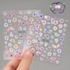 Chisafly Nail Sticker, Flower Nail Sticker, Pressed Flowers, Petals, Flowers,