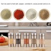 Stainless Steel Seasoning Jar Salt Pepper Spice Seasoning Pot Bottle