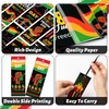 Haooryx Juneteenth Bookmarks - 120Pcs 1865 Juneteenth Bookmarks with Ribbon