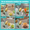 Cortador de Verduras, Acero Inoxidable + ABS, Grosor Ajustable, Verde