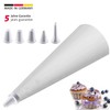 Westmark Spritzbeutel-Set/Dressiersack, Mit Adapter und 5 Tüllen, 7-tlg., Länge: 28