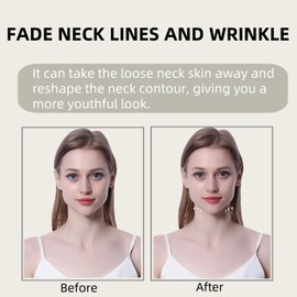 FHH Neck Lift Tape，20PCS Instant Neck and Face Lift for Women，Lifting Saggy Skin，Suitable for All Skin Types(4pcs Bands, 20pcsPatches)