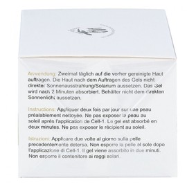 cell-1 Gel, Original Premium skincare with snail extract | rich in care for all skin types | effective against wrinkles, pimples, spots, scars and stretch marks | 1x 50ml gel