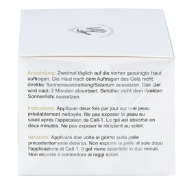 cell-1 Gel, Original Premium skincare with snail extract | rich in care for all skin types | effective against wrinkles, pimples, spots, scars and stretch marks | 1x 50ml gel