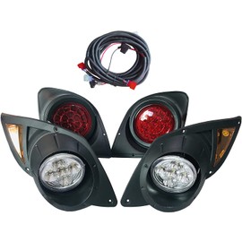 Golf Cart Light Compatible Yamaha LED Light KIT with LED Taillights Fits Yamaha G29 YDR Drive 2007+up