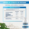 Citrato De Potasio 500mg Naima 100 Capsulas Alta Absorción