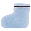 Ewers 3-pk newborn socks terry icy blue