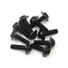 10Pcs Black Metal M6 X 20mm Hex Head Fairing Bolts