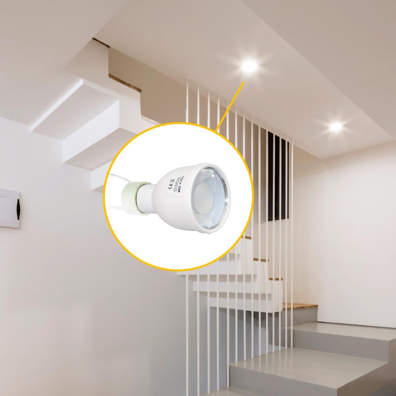 GU10 Base Socket 6 Pack Ceramic Socket Lamp Connector with