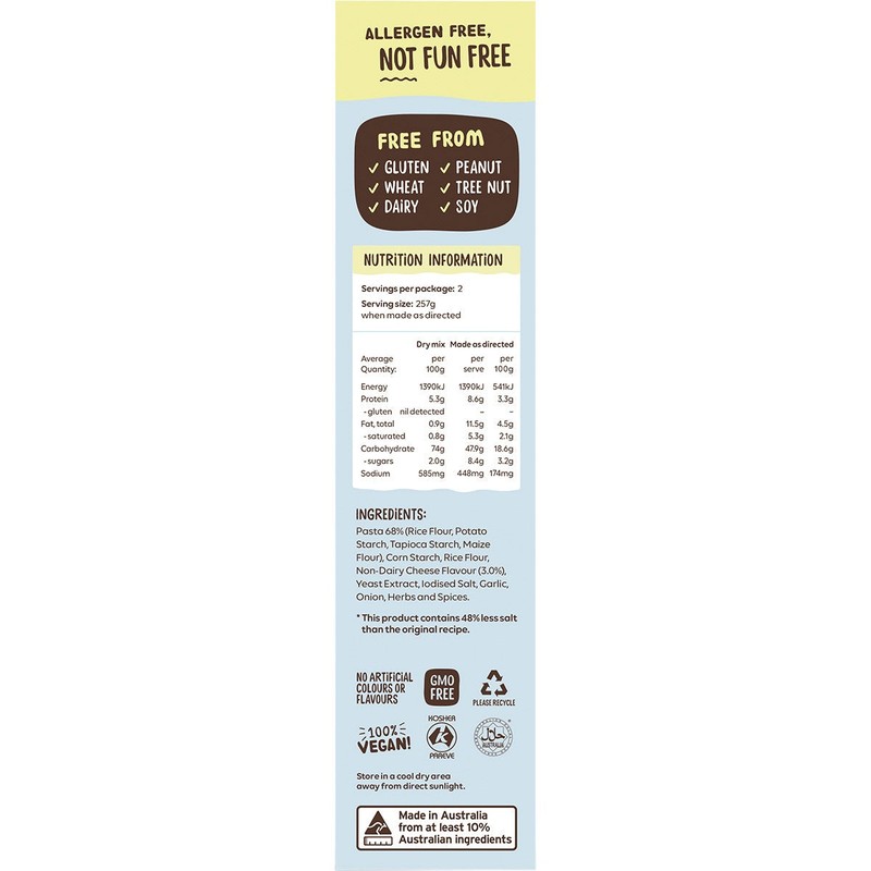 Well & Good Cheesy Mac Traditional Cheddar Flavour 110g