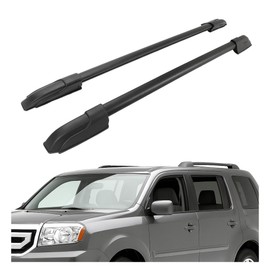 HECASA Roof Rack Side Rails Compatible with 2009-2015 Honda Pilot Replacement for 75260-SZA-A03ZA 75250-SZA-A03ZA Cargo Cross Bars Canoe Kayak Rooftop Luggage Carrier Rack
