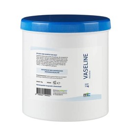 White Vaseline Gel Skin Care Body Care, Tattoo and Piercingbereich, 1 Kg