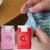2 Pcs Mini Crochet Stitch Counter Knitting Stitch Row Counter