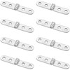 8 PCS 180 Degree Round Corner Folding Flip Hinges for