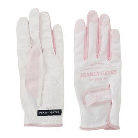 Parly Gates 053-5185202 Women's Ambidextrous Gloves (Sweat Absorbent, Quick Drying, Moisture Wicking and Cooling Function), Golf, Synthetic Leather, 030_white