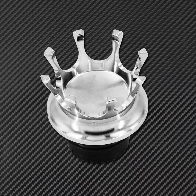 HDBUBALUS VENTED King Crown Gas Cap Fuel Tank Right-hand Thread