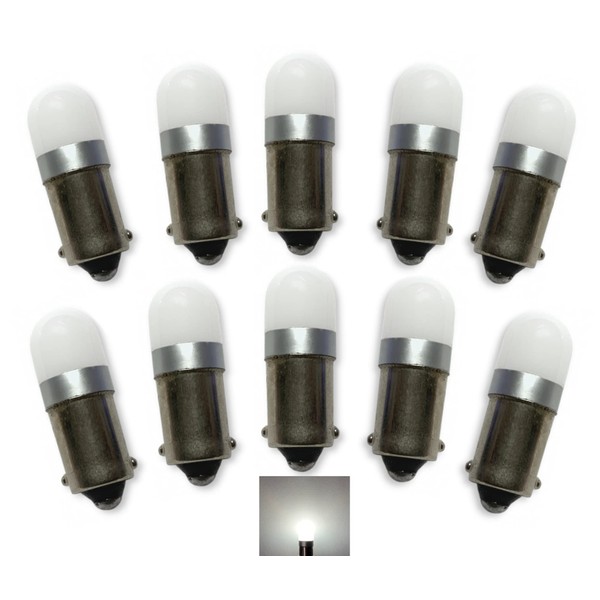 Aero-Lites.com #1813, 1816 Miniature Bayonet Bulb LED Replacement | 12/14-Volt | Ba9s Base | Shape: T10 and T3 1/4 | Replaces Bulb1813 1815 1816 1893 1898 756 and Others