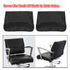 freneci 2pcs Barber Chair Back Covers Hair Salon Professional Protective
