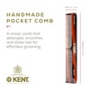 Kent Brushes Handmade Comb A 2T Medium Size Coarse and