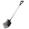 Country Pride Mini Farm Fork with Telescopic Handle, Black