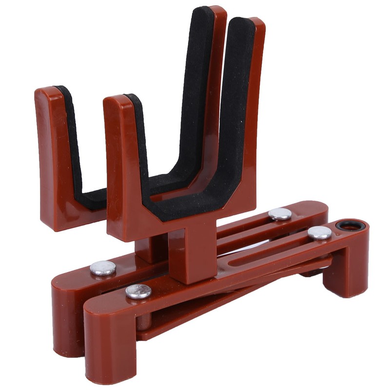 Professional Portable Folding Violin Stand Bracket Instrument Accessory Red