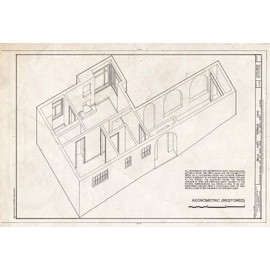 Historic Pictoric : Blueprint HABS Cal,19-SIMA,1- (Sheet 6 of 9) - Bella Vista Terrace, Mountain Trail & Alegria Avenue, Sierra Madre, Los Angeles County, CA 12in x 08in