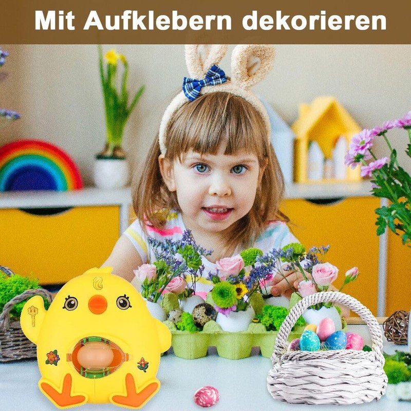 Abnaok DIY Easter Egg Decoration, Easter Eggs Decoration Set, Easter