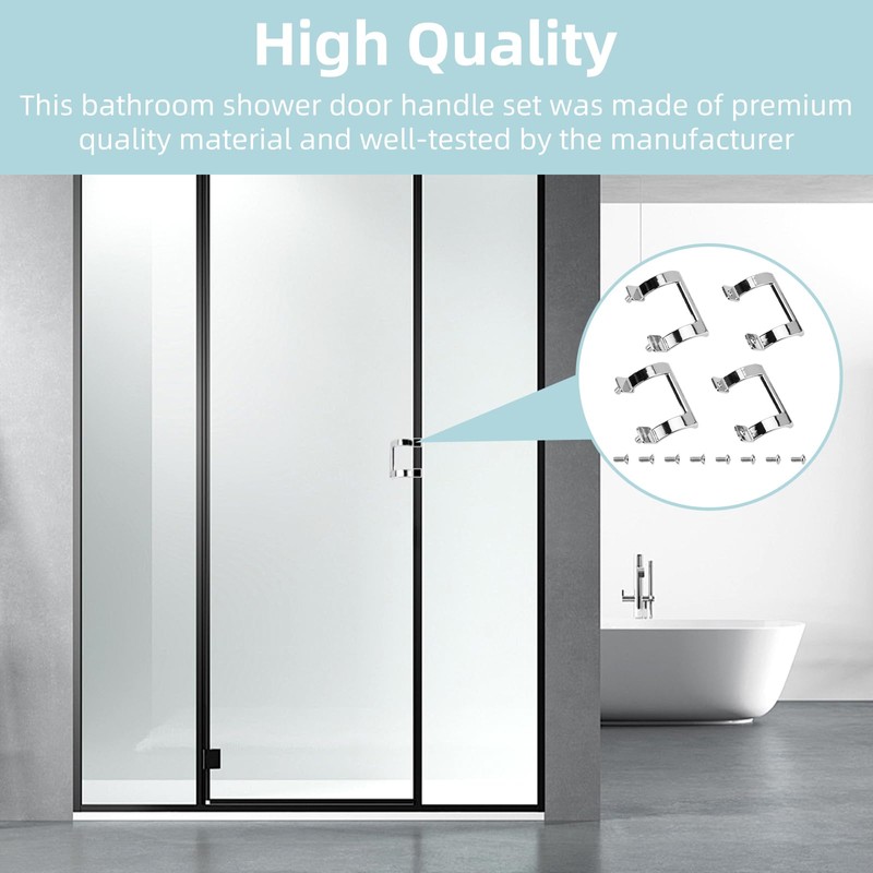 Apopip Shower Door Handle Replacement Set M 6158 2-Pack