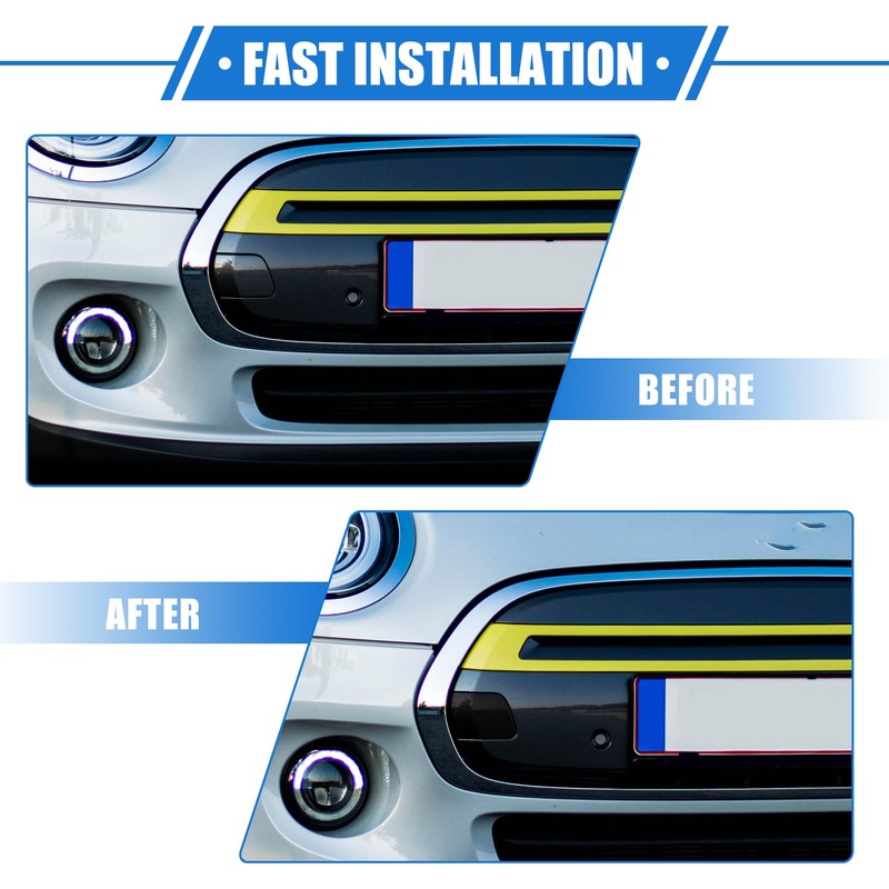 A ABSOPRO Car Front Bumper Tow Hook Cover for Mini