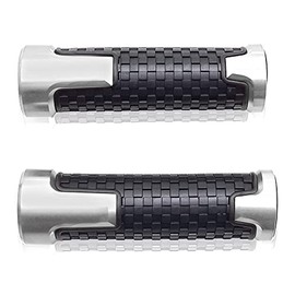22 mm 7/8 Inch Motorcycle Handlebar Grips for Z125 Z250 Z300 Z400 Z650 Z750 Z800 Z900 Z900RS Z1000 Silver