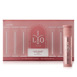 ILO Liquid Collagen Drink – 3,000mg Type 1 Marine Collagen with Biotin & Ceramide | Skin Glow & Hydration | Orange Flavor | 14 Bottles – Korean Beauty Supplement