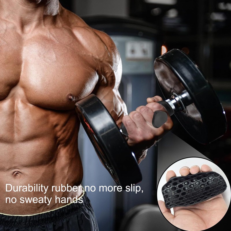 Mrltau Gym Hand Grips, Anti-Slip Hand Grips for Weight Lifting,