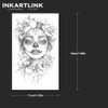 INKARTLINK Tattoo Tech, 2 Sheets Extra Large Semi Permanent Tattoo,