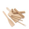 tuuli Kitchen Wooden BBQ Grill Tool Utensils Set (Chopping Board,