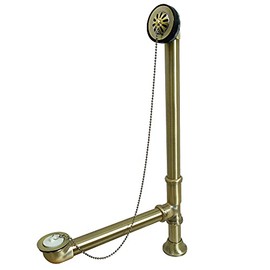 Kingston Brass CC2093 Clawfoot Tub Waste & Overflow Drain, 20 Gauge, Antique Brass