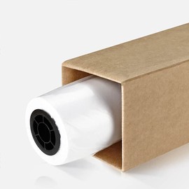Plotter Paper Direct (46lb, Coated | 1 Roll, 2" Core | 24 In x 100 Ft) for CAD Printing on Wide Format Ink Jet Printers