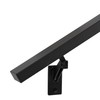 2FT Matte Black Handrails Kit for Indoor Outdoor Stairs，Modern Aluminum