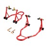 850lbs Capacity Motorcycle Stand Lift Front & Rear Combo with