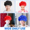 3 Pcs Satin Kid Bonnets Curly Hair Wrap Girl Silk