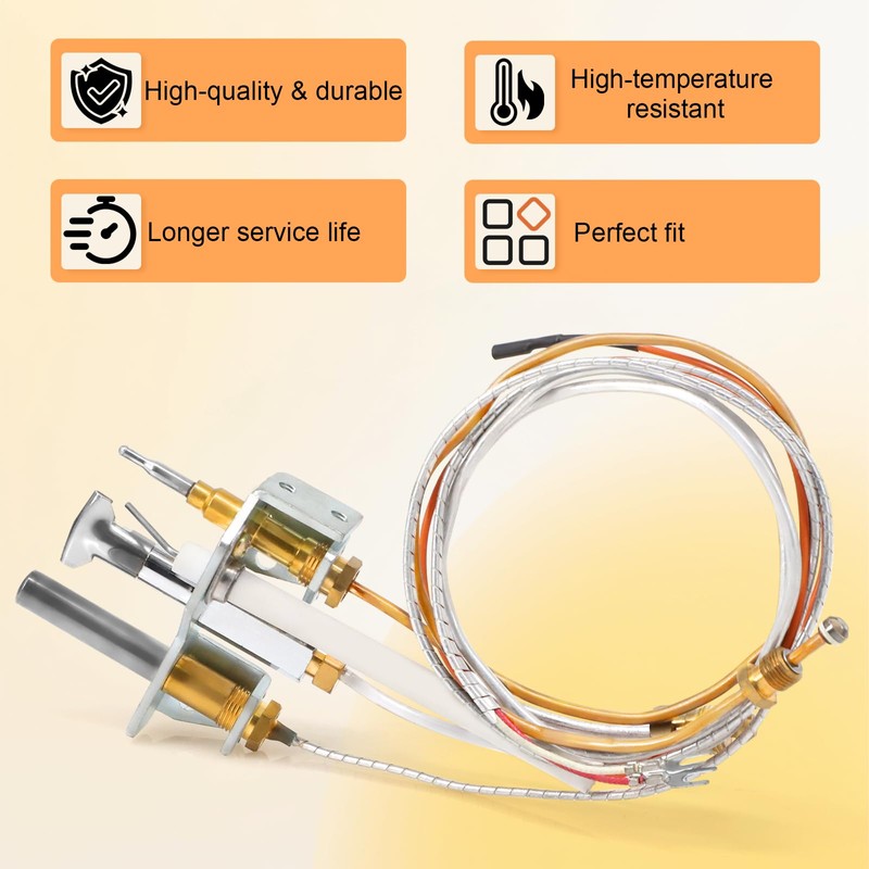 Aibabcue 4021-732 Natural Gas Pilot Assembly Kits for Heat N