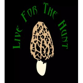 Peterson Farmstead Morel Mushroom Vinyl Decal, Mushroom Hunting, Morel Hunting