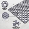 Bathtub Essentials Combo - Anti-Slip Bath Mat - Exfoliating Cloth