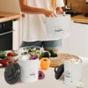 SOTECH Potato Onion Garlic Storage Bin with Lid Set of