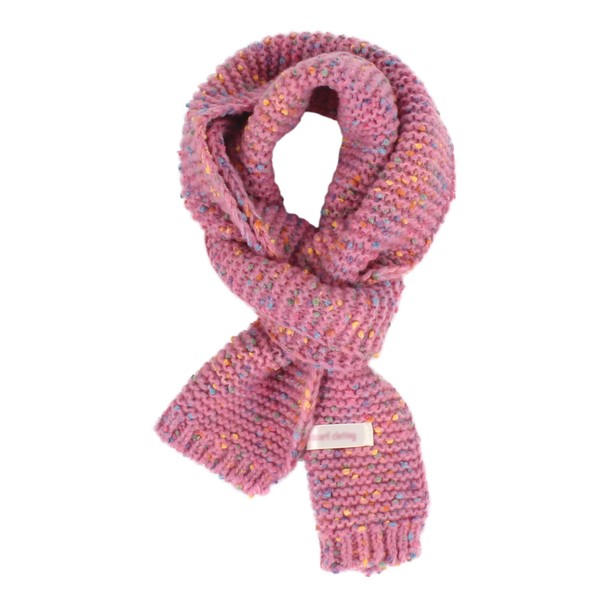 Meliyya Children's Winter Knitted Scarf Rainbow Colours Neckerchief Girls Boys