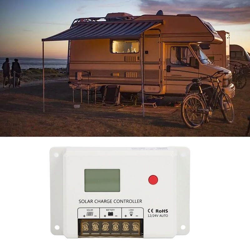 Solar Charge Controller Charging Parameters Adjustable MOS Circuit PWM Solar