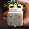 Myweyde Micro Building Blocks Cats, Mini Cactus Building Blocks, Orange