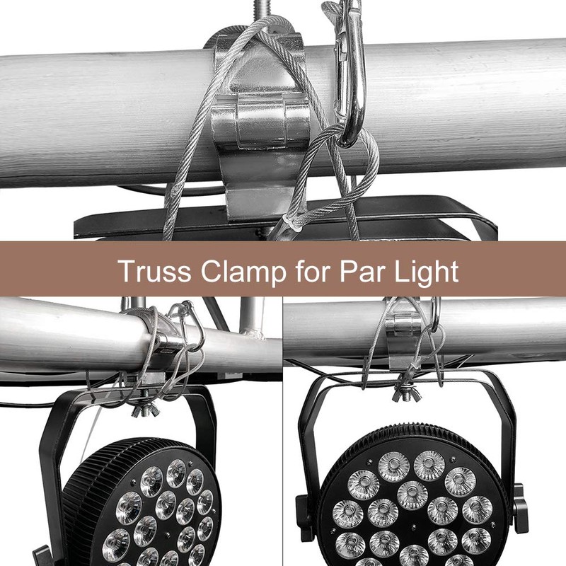 10PCS Eyeshot Premium Truss Clamp Stage Light Clamp, 2 Inch