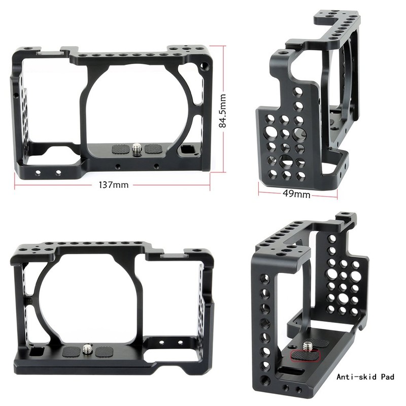 NICEYRIG Aluminum Camera Cage for Sony A6100 A6400 A6300 A6000